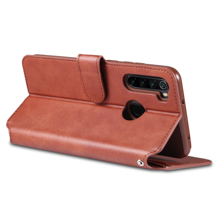 For Xiaomi Redmi Note 8 AZNS Calf Texture Horizontal Flip Leather Case, with Holder & Card Slots & Wallet & Photo Frame