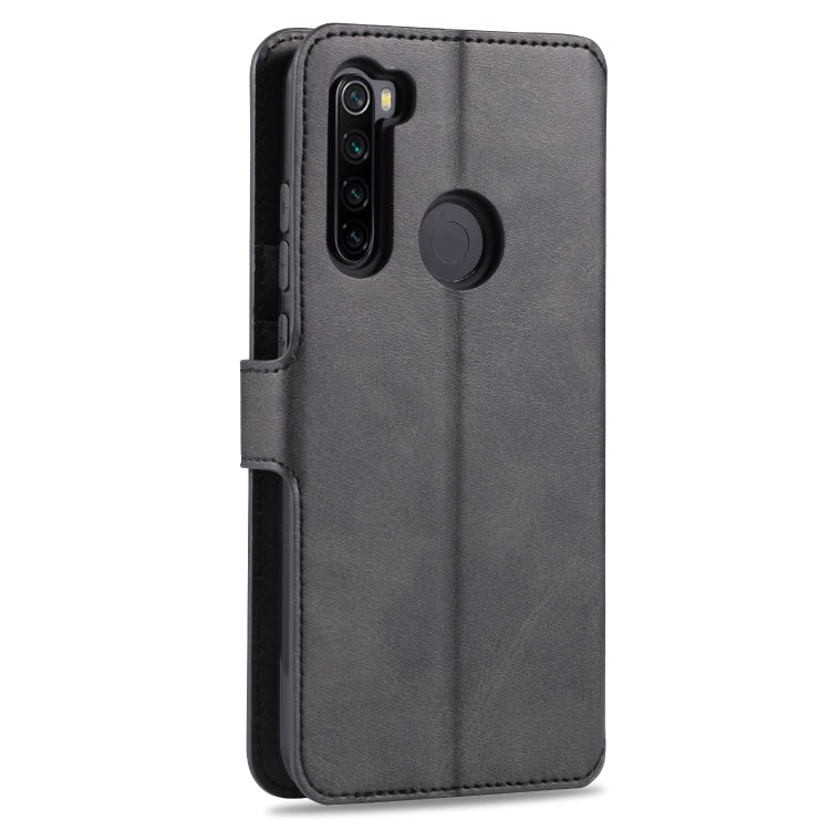 For Xiaomi Redmi Note 8 AZNS Calf Texture Horizontal Flip Leather Case, with Holder & Card Slots & Wallet & Photo Frame