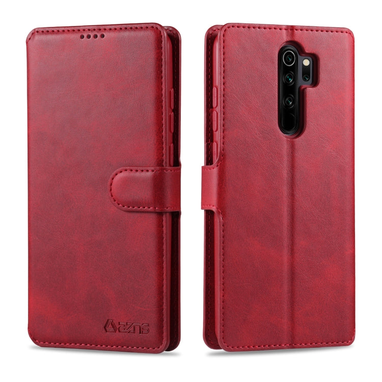 For Xiaomi Redmi Note 8 Pro AZNS Calf Texture Horizontal Flip Leather Case, with Holder & Card Slots & Wallet & Photo Frame