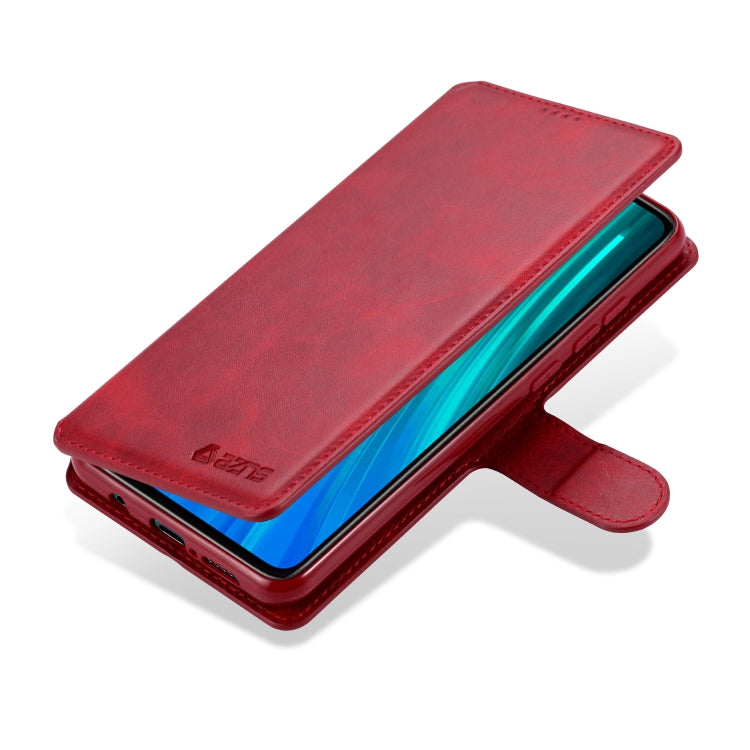 For Xiaomi Redmi Note 8 Pro AZNS Calf Texture Horizontal Flip Leather Case, with Holder & Card Slots & Wallet & Photo Frame