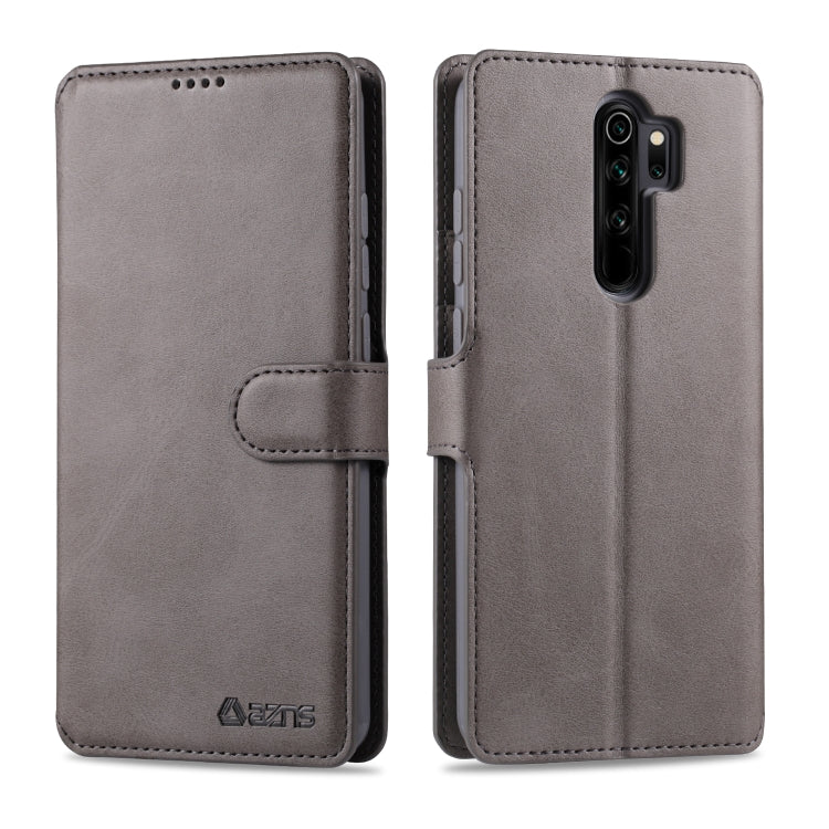 For Xiaomi Redmi Note 8 Pro AZNS Calf Texture Horizontal Flip Leather Case, with Holder & Card Slots & Wallet & Photo Frame