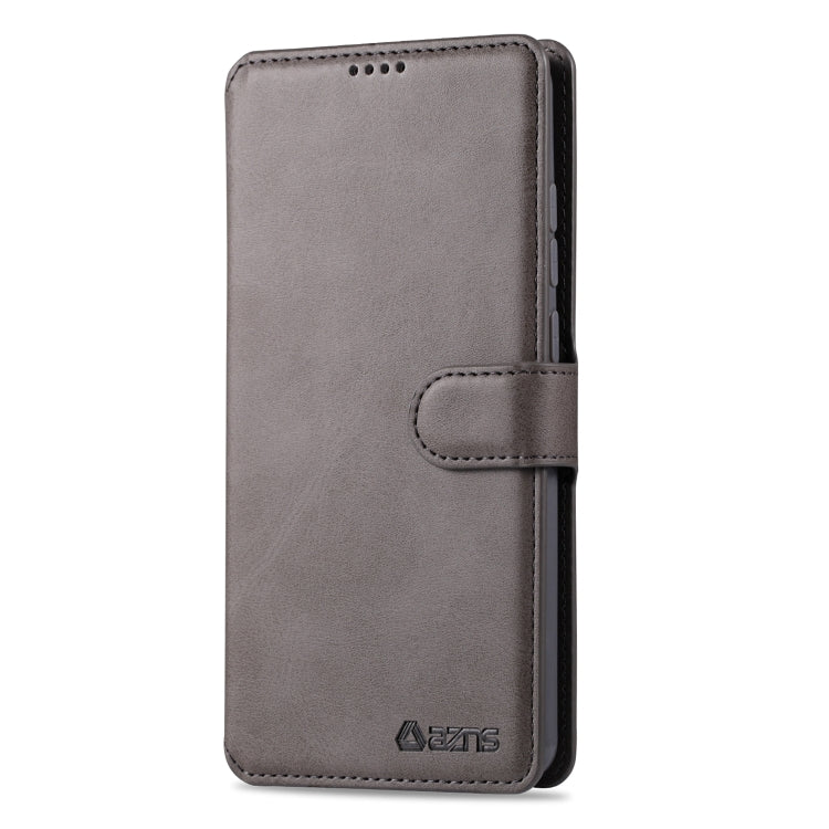 For Xiaomi Redmi Note 8 Pro AZNS Calf Texture Horizontal Flip Leather Case, with Holder & Card Slots & Wallet & Photo Frame