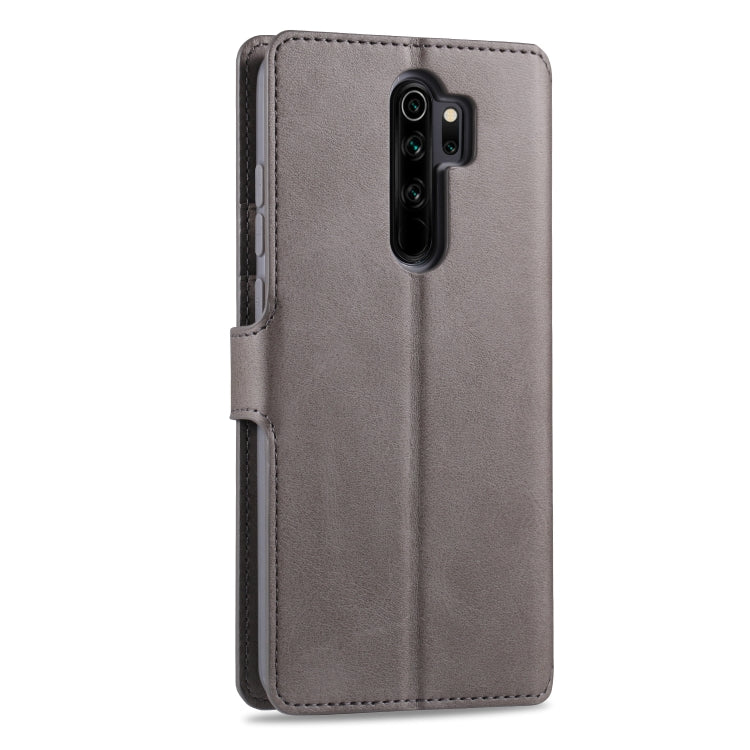For Xiaomi Redmi Note 8 Pro AZNS Calf Texture Horizontal Flip Leather Case, with Holder & Card Slots & Wallet & Photo Frame