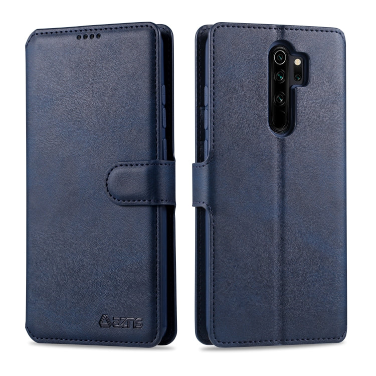 For Xiaomi Redmi Note 8 Pro AZNS Calf Texture Horizontal Flip Leather Case, with Holder & Card Slots & Wallet & Photo Frame