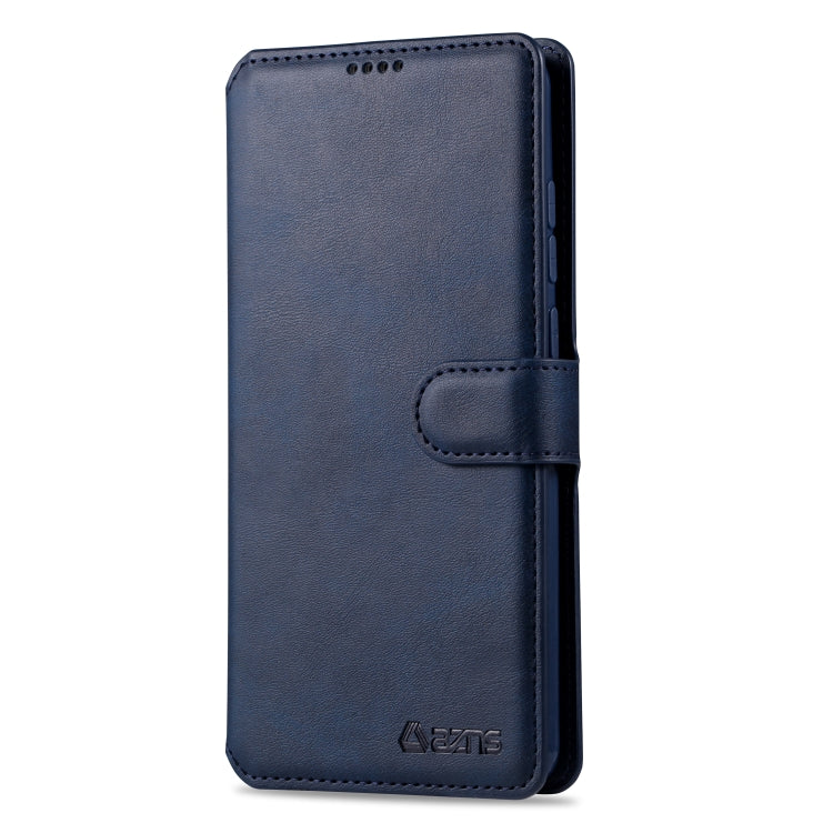 For Xiaomi Redmi Note 8 Pro AZNS Calf Texture Horizontal Flip Leather Case, with Holder & Card Slots & Wallet & Photo Frame