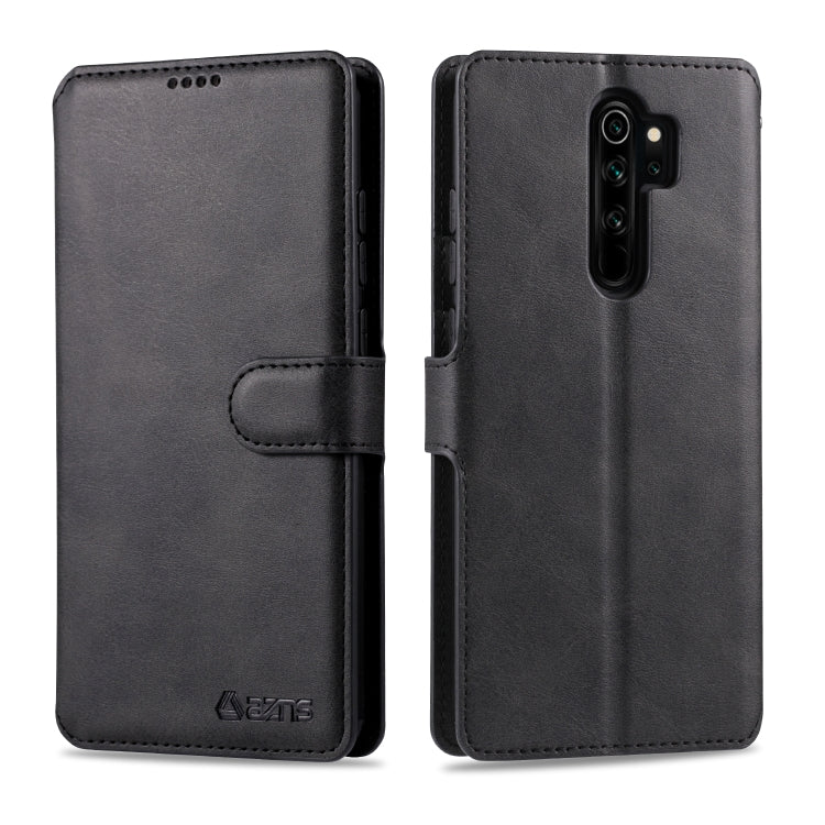 For Xiaomi Redmi Note 8 Pro AZNS Calf Texture Horizontal Flip Leather Case, with Holder & Card Slots & Wallet & Photo Frame