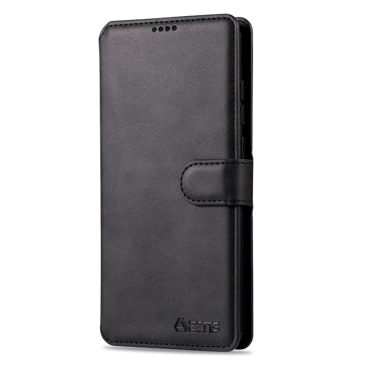 For Xiaomi Redmi Note 8 Pro AZNS Calf Texture Horizontal Flip Leather Case, with Holder & Card Slots & Wallet & Photo Frame