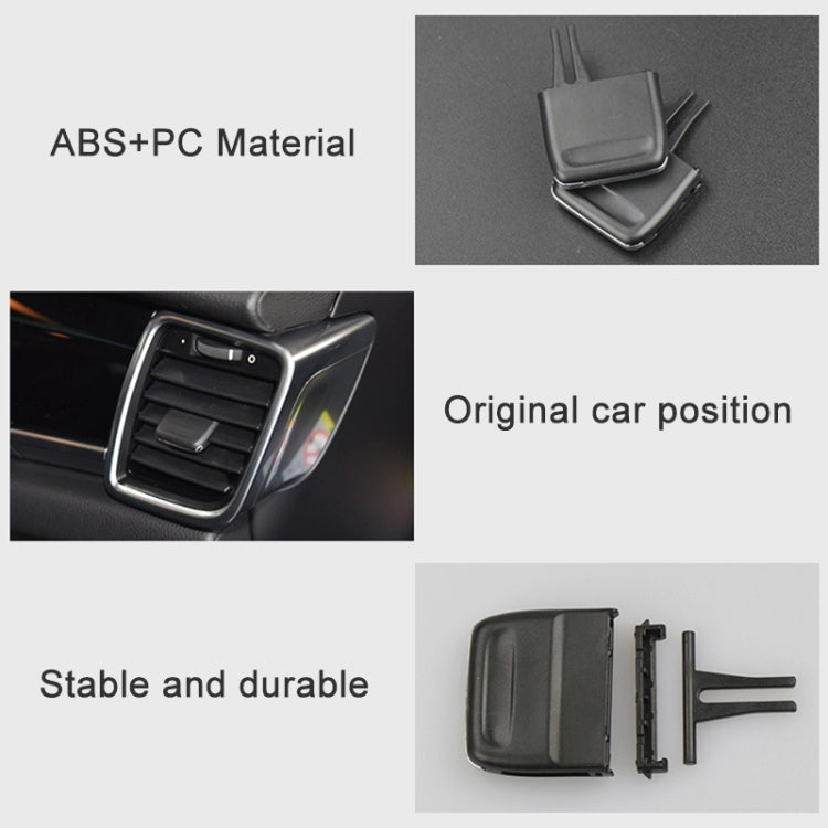 For Porsche Panamera Left Driving Car Air Conditioning Air Outlet Paddle, Type: