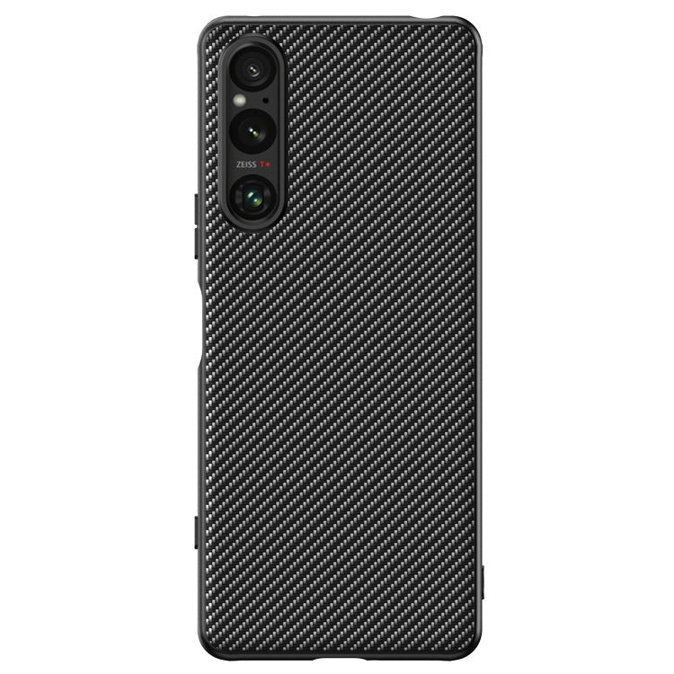 For Sony Xperia 1 V Ultra-thin Carbon Fiber Texture Printing Phone Case