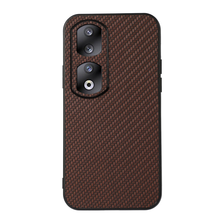 For Honor 90 Pro Carbon Fiber Texture Shockproof Phone Case