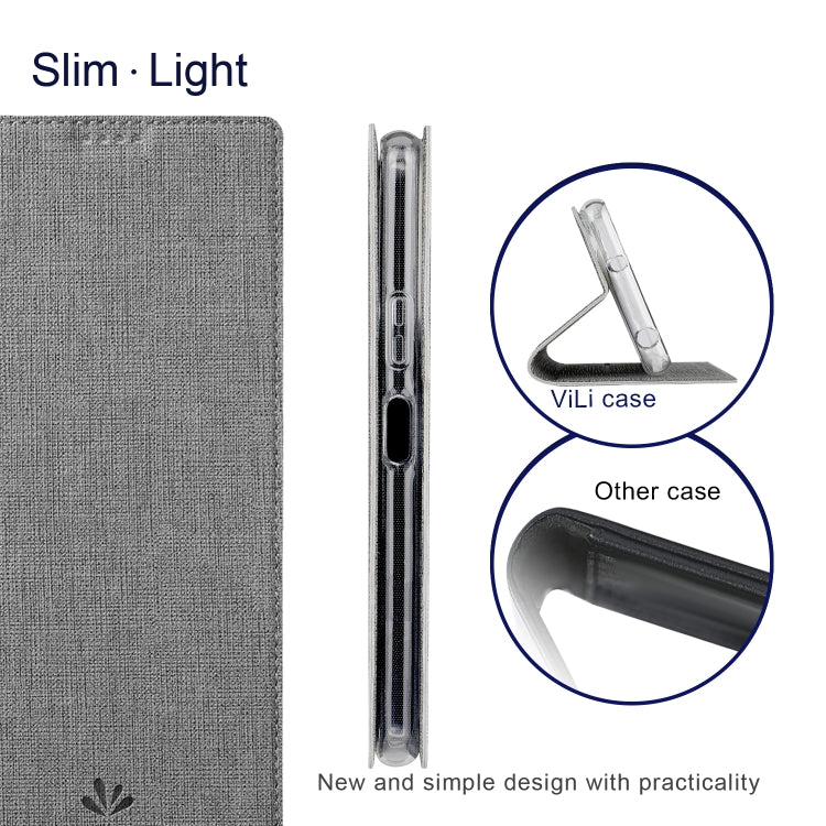 For Sharp Aquos Wish 3 ViLi DMX Series Shockproof TPU + PU Leather Magnetic Attraction Horizontal Flip Case