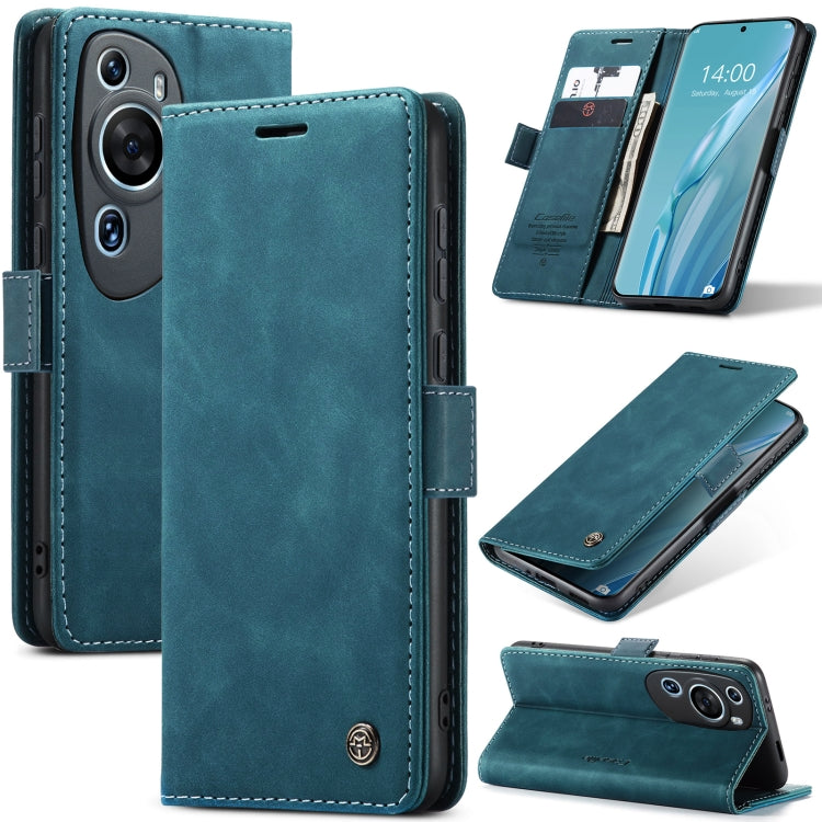 For Huawei P60 Art CaseMe 013 Multifunctional Horizontal Flip Leather Phone Case