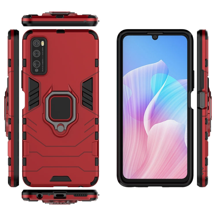 For Huawei Enjoy Z PC + TPU Anti-fall Protective Case with Ring Holder