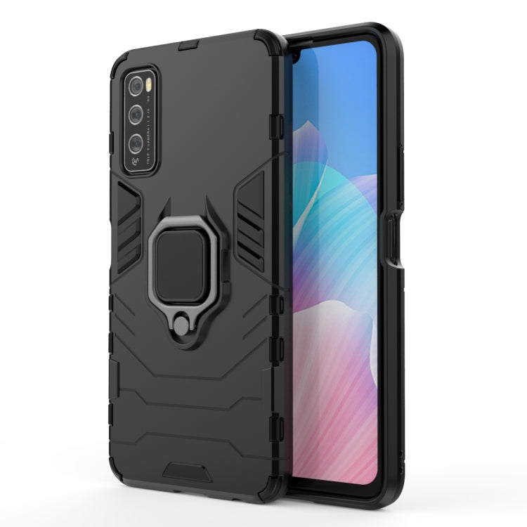 For Huawei Enjoy Z PC + TPU Anti-fall Protective Case with Ring Holder