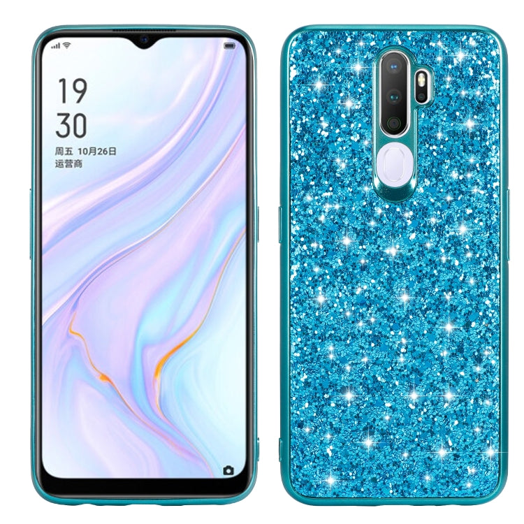 For OPPO A11 Glitter Powder Shockproof TPU Protective Case