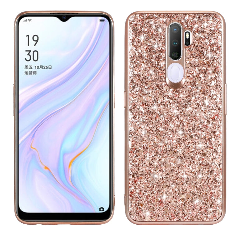 For OPPO A11 Glitter Powder Shockproof TPU Protective Case