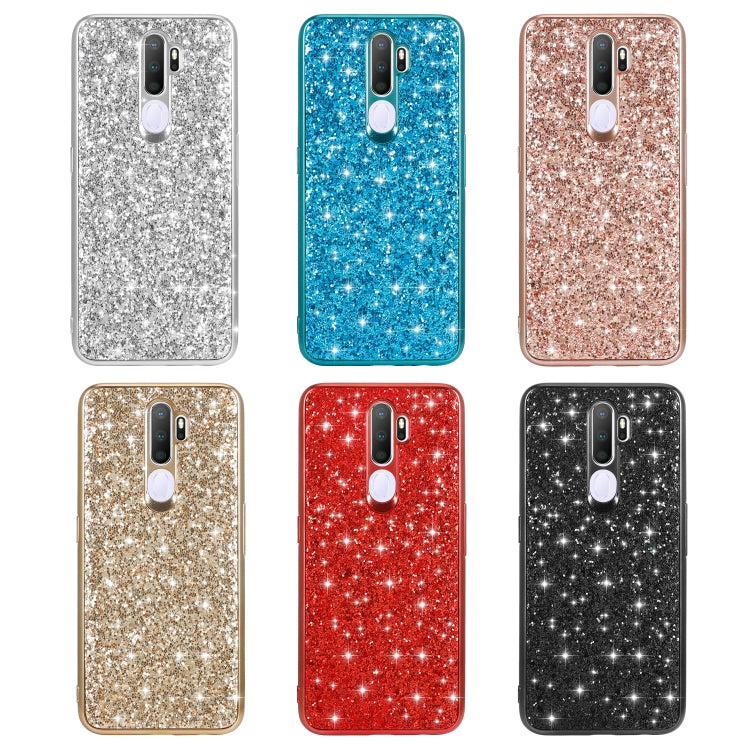 For OPPO A11 Glitter Powder Shockproof TPU Protective Case