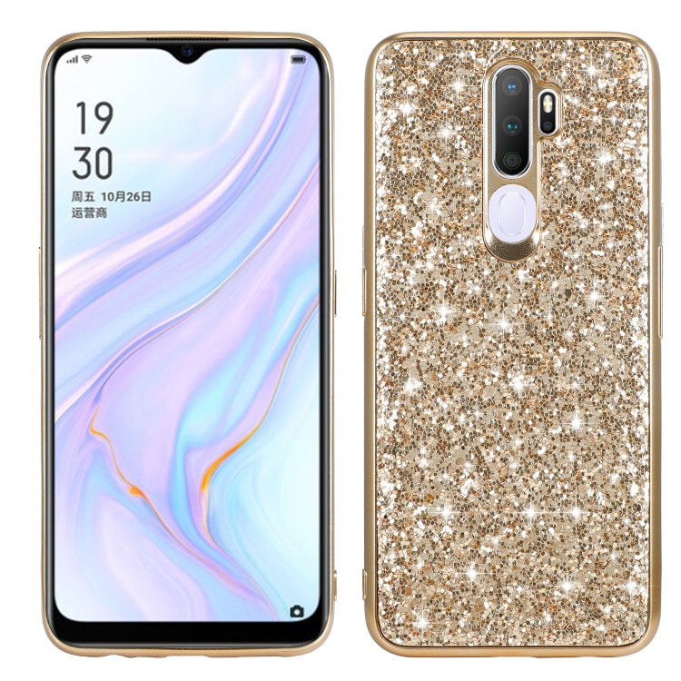 For OPPO A11 Glitter Powder Shockproof TPU Protective Case