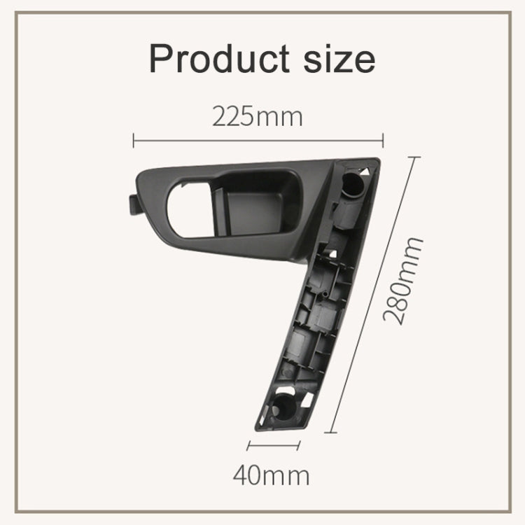 For Nissan Qashqai Left-Drive Car Door Inside Handle Base Bracket, Type:Base