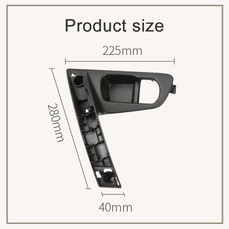 For Nissan Qashqai Left-Drive Car Door Inside Handle Base Bracket, Type:Base