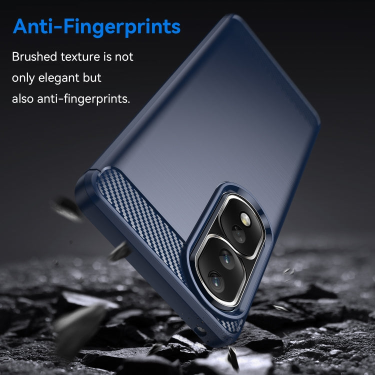 For Honor 90 Pro Brushed Texture Carbon Fiber TPU Phone Case