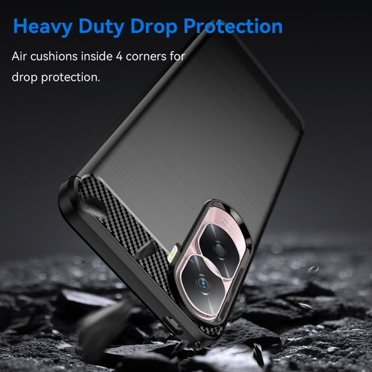 For Honor 90 Lite Brushed Texture Carbon Fiber TPU Phone Case