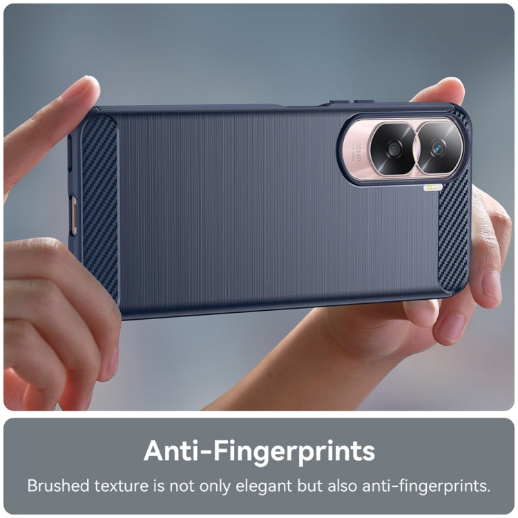 For Honor 90 Brushed Texture Carbon Fiber TPU Phone Case