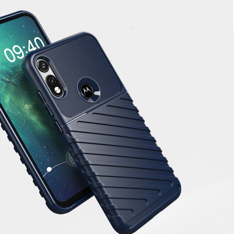 For Motorola Moto E(2020) Thunderbolt Shockproof TPU Protective Soft Case