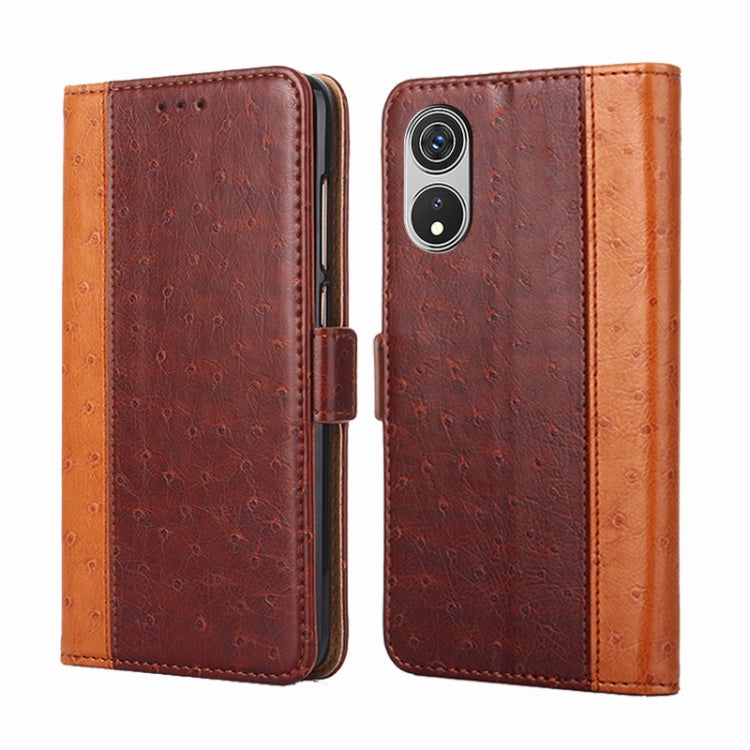 For CUBOT P60 Ostrich Texture Horizontal Flip Leather Phone Case