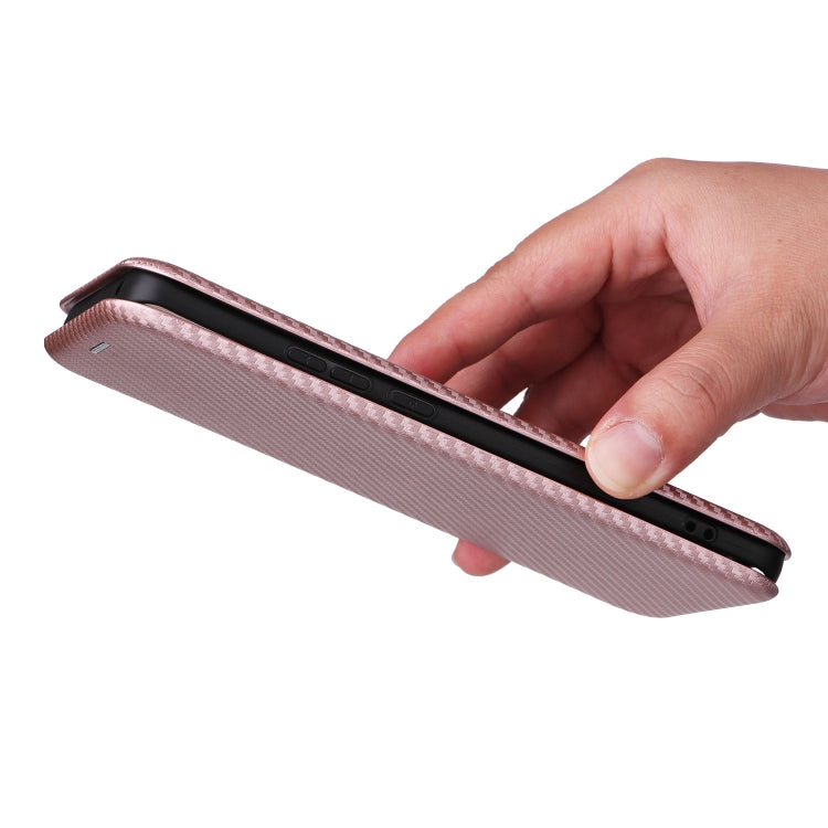 For Motorola Edge 40 Carbon Fiber Texture Flip Leather Phone Case