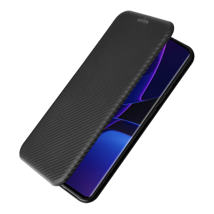 For Motorola Edge 40 Carbon Fiber Texture Flip Leather Phone Case