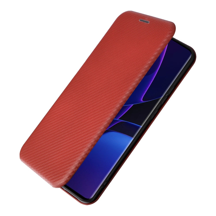 For Motorola Edge 40 Carbon Fiber Texture Flip Leather Phone Case