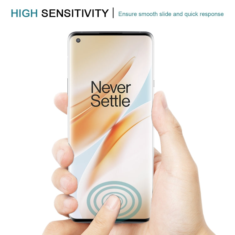 For OnePlus 8 Pro 3D Curved Edge Full Screen Tempered Glass Film