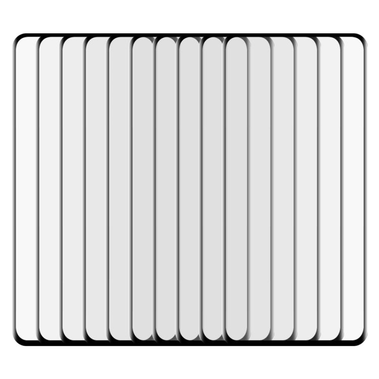 For Vivo X50 25 PCS 3D Curved Edge Full Screen Tempered Glass Film