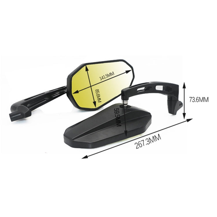 SF-187 Rotatable Adjustable Electric Vehicle Modified Rearview Mirror Reflective Mirror