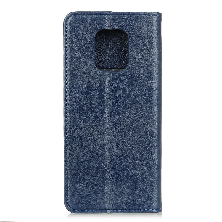 For Xiaomi Redmi Note 9S Magnetic Crazy Horse Texture Horizontal Flip Leather Case with Holder & Card Slots & Wallet
