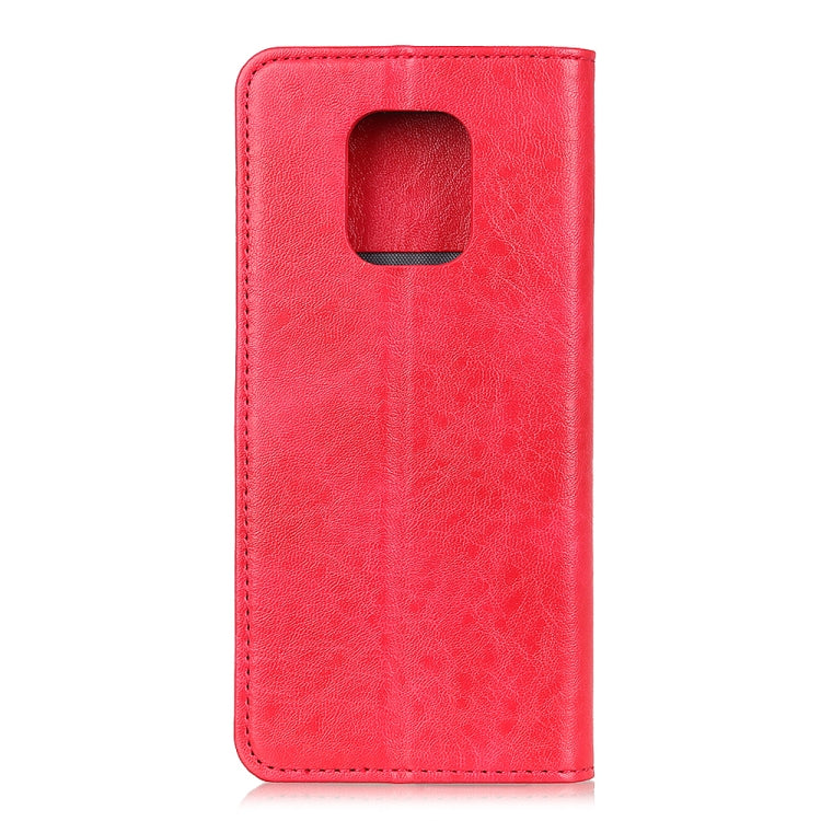 For Xiaomi Redmi Note 9S Magnetic Crazy Horse Texture Horizontal Flip Leather Case with Holder & Card Slots & Wallet