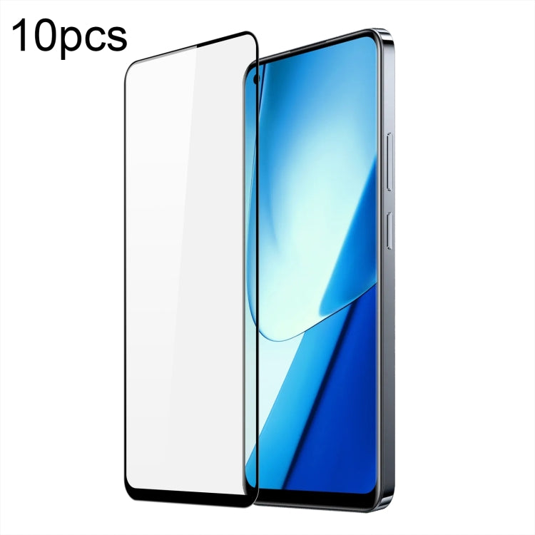 For Realme 11 10pcs DUX DUCIS 0.33mm 9H Medium Alumina Tempered Glass Film
