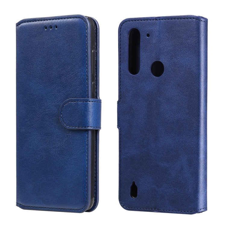 For Motorola Moto G8 Power Lite Classic Calf Texture PU + TPU Horizontal Flip Leather Case, with Holder & Card Slots & Wallet