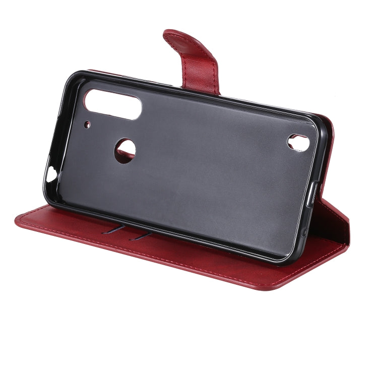 For Motorola Moto G8 Power Lite Classic Calf Texture PU + TPU Horizontal Flip Leather Case, with Holder & Card Slots & Wallet