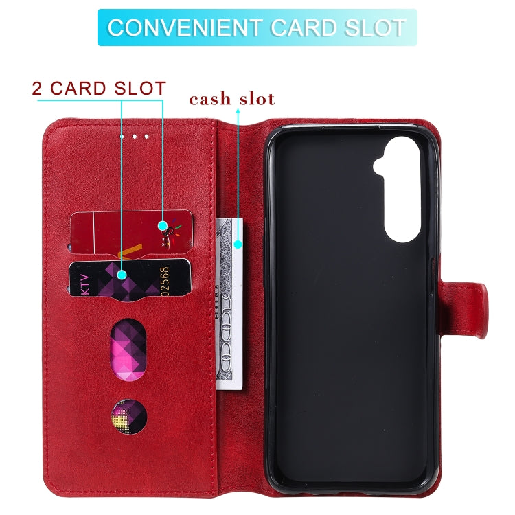 For OPPO Realme 6 Classic Calf Texture PU + TPU Horizontal Flip Leather Case, with Holder & Card Slots & Wallet