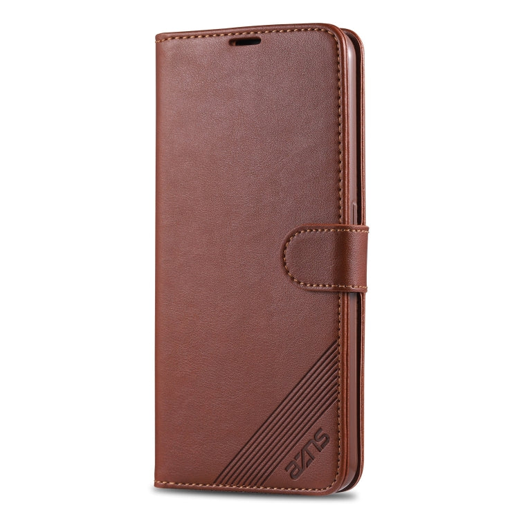For OPPO A9 / A9x / F11 AZNS Sheepskin Texture Horizontal Flip Leather Case with Holder & Card Slots & Wallet