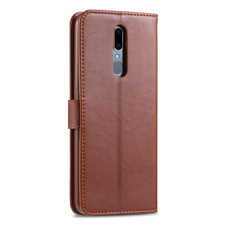 For OPPO A9 / A9x / F11 AZNS Sheepskin Texture Horizontal Flip Leather Case with Holder & Card Slots & Wallet