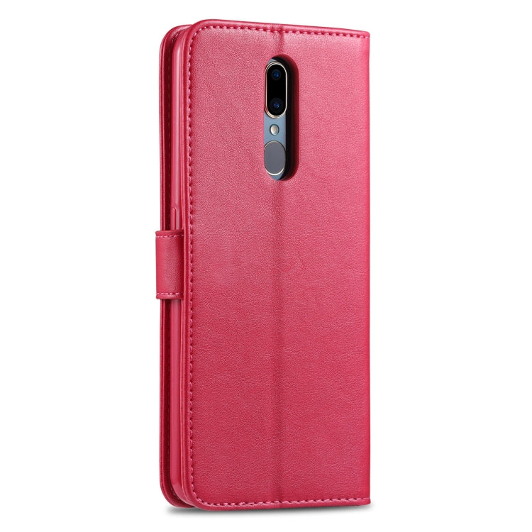 For OPPO A9 / A9x / F11 AZNS Sheepskin Texture Horizontal Flip Leather Case with Holder & Card Slots & Wallet