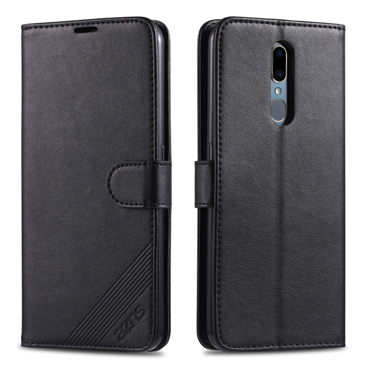 For OPPO A9 / A9x / F11 AZNS Sheepskin Texture Horizontal Flip Leather Case with Holder & Card Slots & Wallet