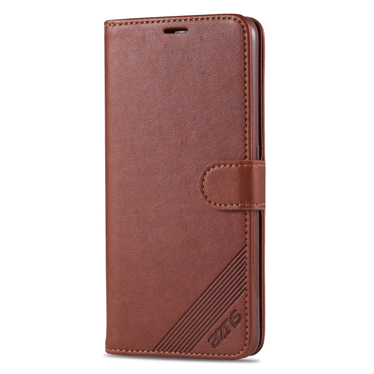 For OPPO A11x / A9(2020) AZNS Sheepskin Texture Horizontal Flip Leather Case with Holder & Card Slots & Wallet