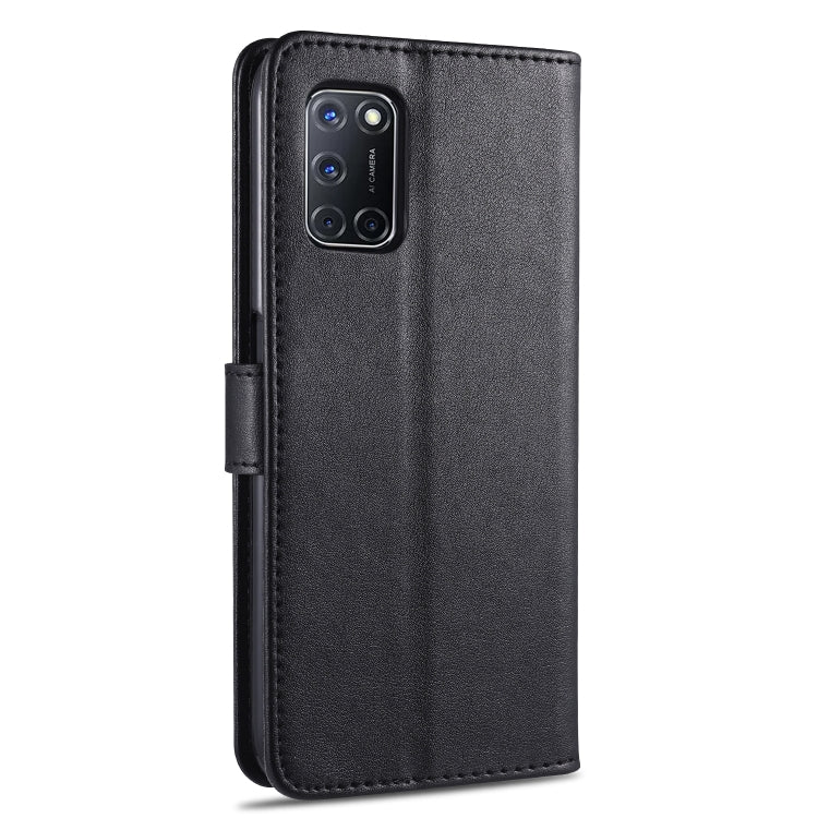 For OPPO A52 / A92 / A72 AZNS Sheepskin Texture Horizontal Flip Leather Case with Holder & Card Slots & Wallet