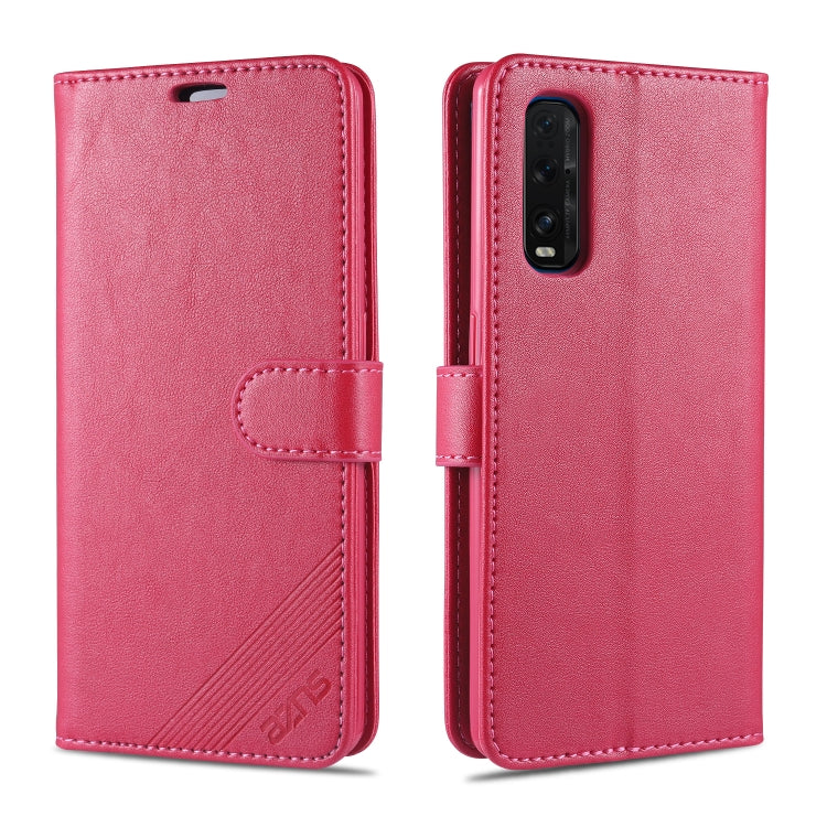 For OPPO Find X2 AZNS Sheepskin Texture Horizontal Flip Leather Case with Holder & Card Slots & Wallet