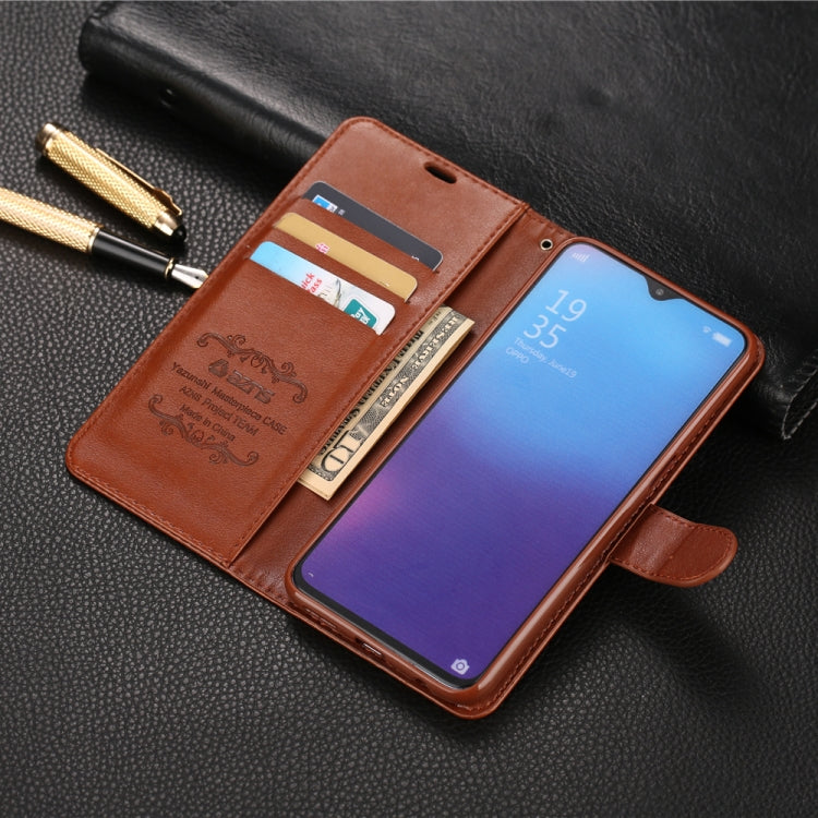 For OPPO K1 AZNS Sheepskin Texture Horizontal Flip Leather Case with Holder & Card Slots & Wallet