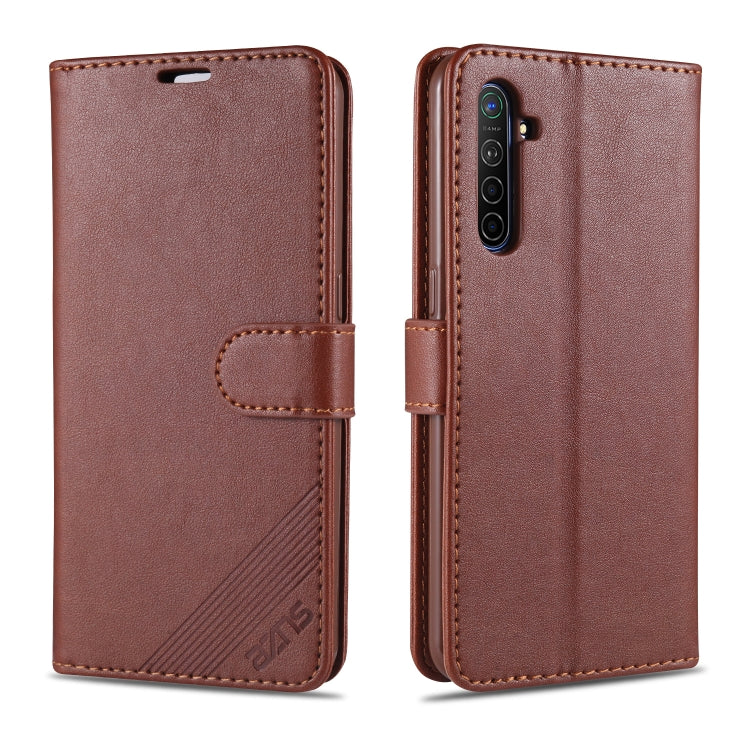 For OPPO K5 AZNS Sheepskin Texture Horizontal Flip Leather Case with Holder & Card Slots & Wallet